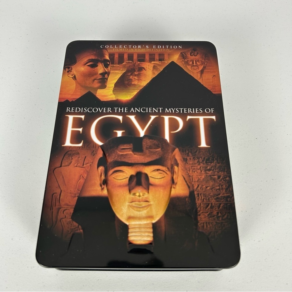Rediscover The Ancient Mysteries Of Egypt Collectors Edition 5 Discs Set in Tin